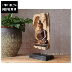 INPHIC-工藝桌面東南亞客廳佛像人物泰佛泰國擺設擺飾木雕飾品