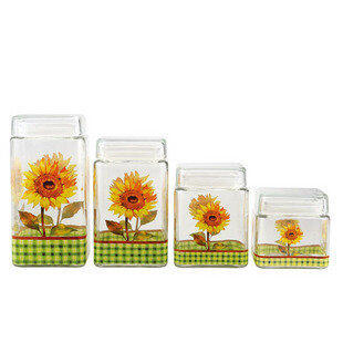 INPHIC-向日葵系列 儲藏密封4件套 密封罐