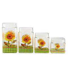 INPHIC-向日葵系列 儲藏密封4件套 密封罐