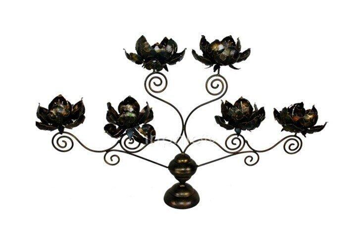 INPHIC-東南亞 家居飾品 泰國工藝品 泰式 擺飾 鐵藝 蓮花