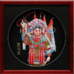 INPHIC-梁紅玉 國粹京劇人物冷瓷浮雕相框式裝飾擺飾 中國風商務出國