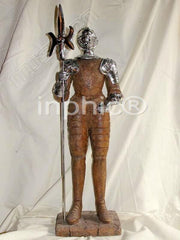 INPHIC-歐式客廳裝飾擺飾傢俱飾品泰國家居拿斧盔甲武士