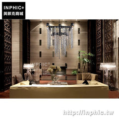 INPHIC-餐廳吊燈美式鄉村客廳長方形水晶工業風復古