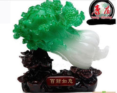 INPHIC-樹脂家居裝飾商務百財富貴翠玉白菜擺件