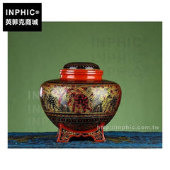 INPHIC-擺設泰國東南亞擺飾家居裝飾品儲物罐彩繪竹編
