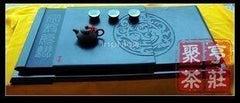 INPHIC-石頭茶盤 工夫茶盤 金蟬脫殼烏金石茶盤
