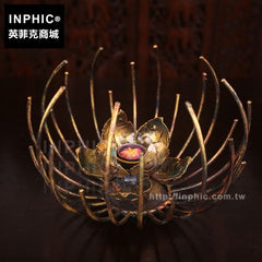 INPHIC-家居泰國裝飾燭臺裝飾品鐵藝桌面燭臺東南亞