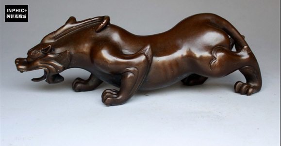 INPHIC-開運 開光純銅貔貅辦公室招財一對銅貔貅裝飾工藝仿古