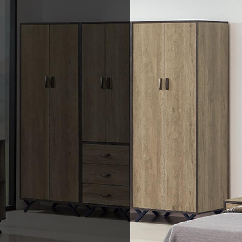 INPHIC-Versailles 凡爾賽仿古色2.5尺衣櫥〔雙吊〕