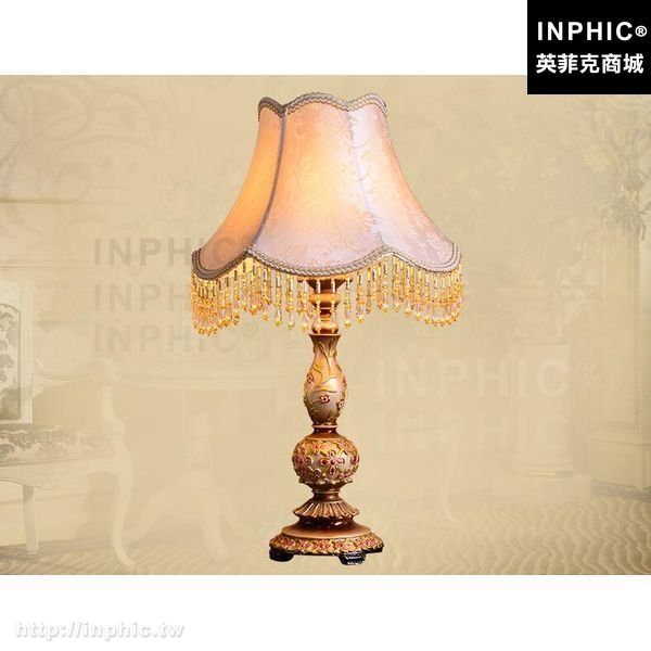 INPHIC-復古歐式宮廷床頭檯燈田園燈飾臥室