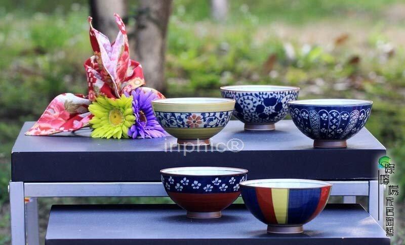 INPHIC-陶瓷餐具古染碗瓷碗創意米飯飯碗瓷日式碗碗套裝