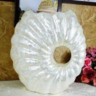 INPHIC-貴族氣派 奢華歐美別墅風情 歐式復古陶瓷貼貝 客廳落地花瓶