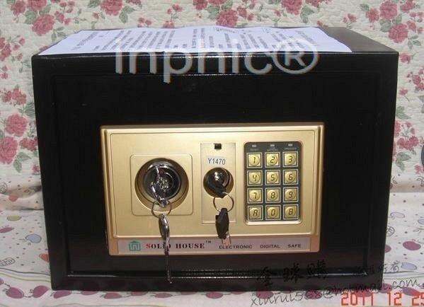 INPHIC-25EAK家用保險箱子 入牆保險櫃可放A4紙全鋼 家用入牆保險櫃  收納箱 迷你家居