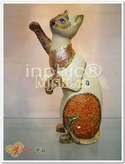 INPHIC-歐式田園裝飾擺飾東南亞風情傢俱飾品動物裝飾貼玻裝配仰貓