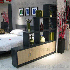 INPHIC-簡約現代黑橡加白楓色隔斷櫃 書櫃 儲物櫃