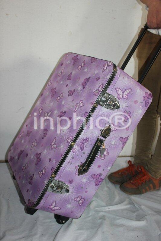 INPHIC-鄉村風格 皮革仿舊百寶箱 手提箱 拉桿箱 短途旅行箱