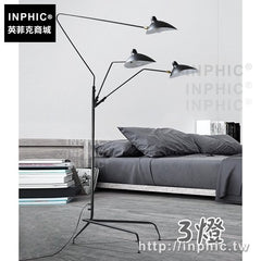 INPHIC-臥室現代北歐簡約客廳落地燈-3燈