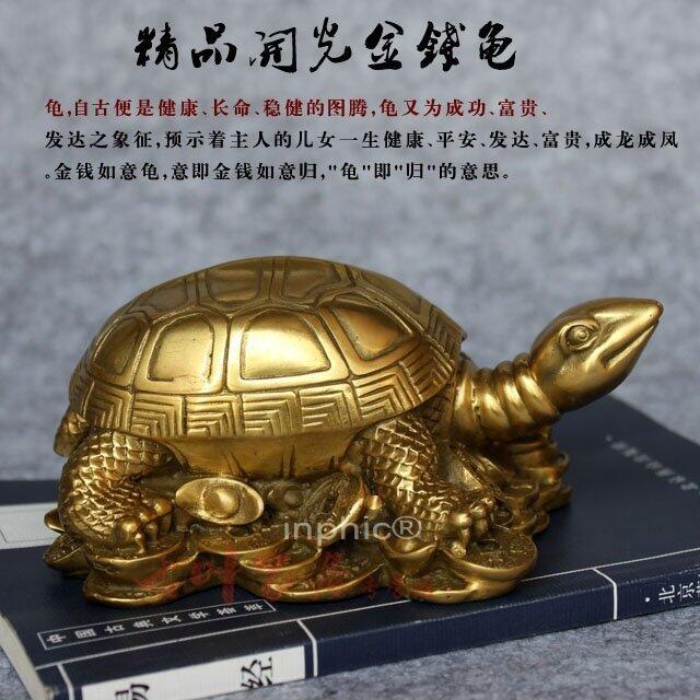 INPHIC-精品開光純銅烏龜擺件工藝品金錢龜工藝品擺設化煞銅擺設