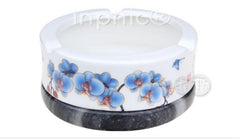 INPHIC-青花瓷創意煙灰菸灰缸 欣欣向榮 陶瓷和雲根石的完美結合 送老公