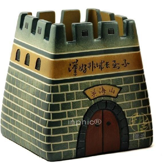 INPHIC-精品陶瓷藝術品筆筒裝飾擺飾 同學 古城筆筒山海關