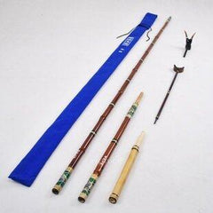 INPHIC-特製鑲貝黃竹竿掛 手工精品 垂釣用品