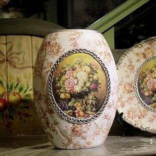 INPHIC-歐式花瓶 陶瓷花瓶 手繪陶瓷 擺飾