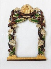 INPHIC-東南亞 家居 飾品 泰國 木雕 東南亞風情 鏡框a