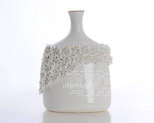 INPHIC-雕花花瓶裝飾品家居陶瓷擺飾時尚創意裝飾品婚房客廳工藝品擺飾