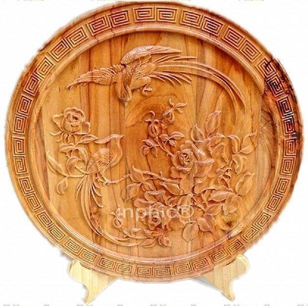 INPHIC-【喜上眉梢】桃木擺件桃木工藝品木雕擺件避邪、促姻緣