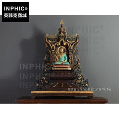INPHIC-佛臺佛櫃泰國桌面擺飾東南亞木雕佛龕供臺雕花佛像