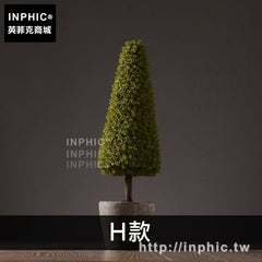 INPHIC-擺件盆栽咖啡廳北歐美式裝飾品模擬主題餐廳家居綠色植物擺設-H款