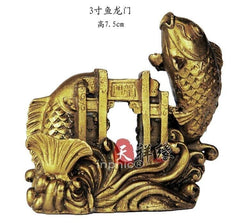INPHIC-開運 開光純銅魚擺件鯉魚躍龍門年年有魚家居風水擺設旺宅富貴