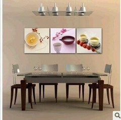 INPHIC-杯子歐式無框畫三聯畫現代簡約餐廳裝飾畫時尚家居壁畫 2