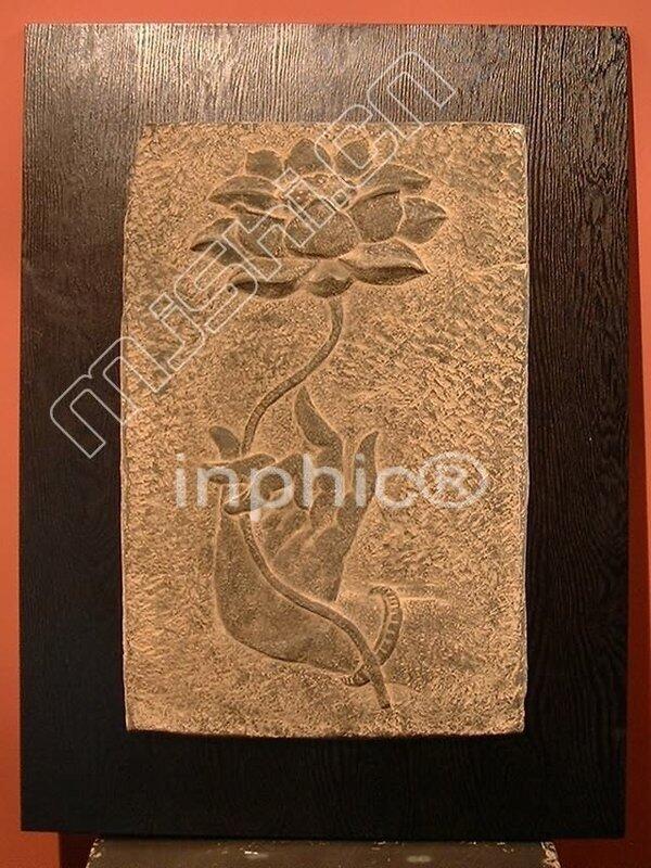 INPHIC-中式裝飾畫 壁飾掛件 中式壁掛 牆飾 壁畫 玄關 古典 蓮華掛件A