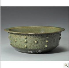 INPHIC-民間老藝人復古釉太陽洗 純手工製作陶瓷器擺飾