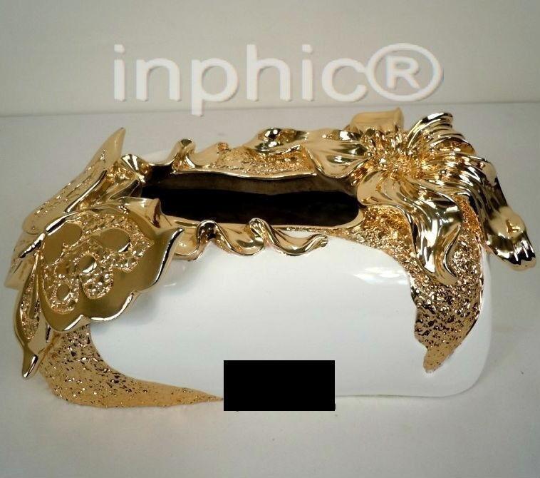 INPHIC-歐式新古典家居裝飾樹脂工藝擺設花蝴蝶抽紙巾盒擺飾