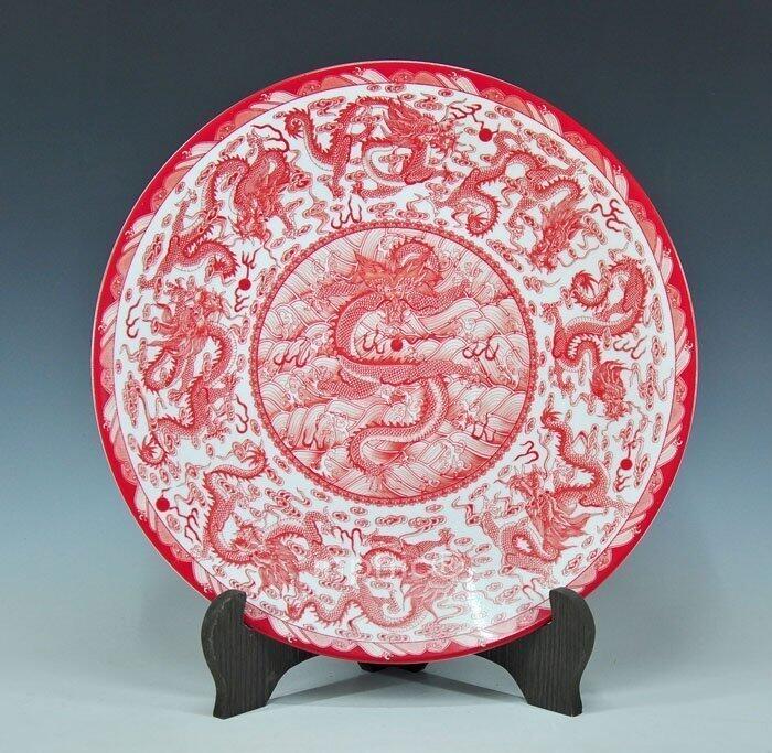 INPHIC-坐盤看盤擺件 吉祥風水工藝品 九龍圖 家居書房桌面擺設