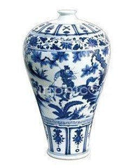 INPHIC-景德鎮復古陶瓷 元青花蕭何月下追韓信 瓷器梅瓶 收藏