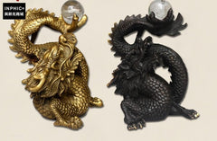 INPHIC-開運 開光純銅龍家居銅龍裝飾品辦公室單龍生肖龍工藝