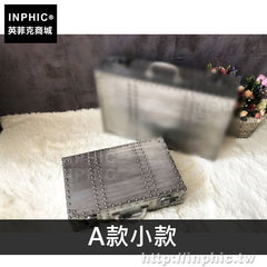 INPHIC-美式酒吧陳列道具家居工業風金屬櫥窗提箱創意裝飾-A款小款