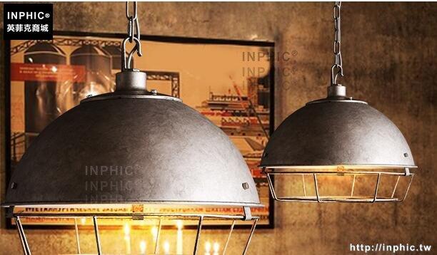 INPHIC- 工業風復古鐵藝酒吧咖啡美式燈餐廳鍋蓋吧臺設計師吊燈-N款