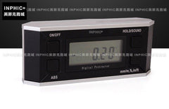 INPHIC-分析測量 數顯傾角儀 傾角盒 水平儀 條式 帶磁 鋁合金底座 360度 測試儀實驗儀器