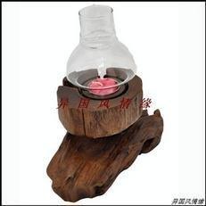 INPHIC-蠟燭木雕進口手工藝木質燭臺家居裝飾