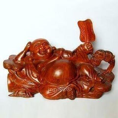 INPHIC-紅木雕工藝品擺飾 如意睡佛 大款50cm 精品笑佛 彌勒佛