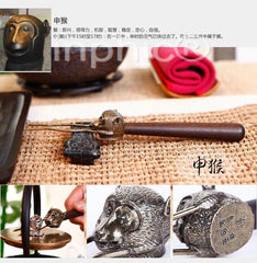 INPHIC-圓明園獸首同款 十二生肖鐵壺夾 養生鐵壺專用配件 配件(猴)