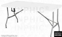 INPHIC-折疊桌椅塑膠長桌戶外桌會議桌直板桌家用餐桌擺攤桌