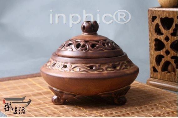 INPHIC-纏枝蓮紋香爐 陶瓷香爐佛具香道熏香爐香薰爐檀香爐沉香爐