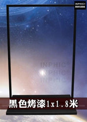 INPHIC-廣告看板海報架廣告招牌展示架廣告板DM架菜單板告示牌陳列架-黑色1x1.8m