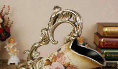 INPHIC-歐式奢華復古紅酒架 宮廷雕花餐廳擺件紅葡萄酒具家居擺件