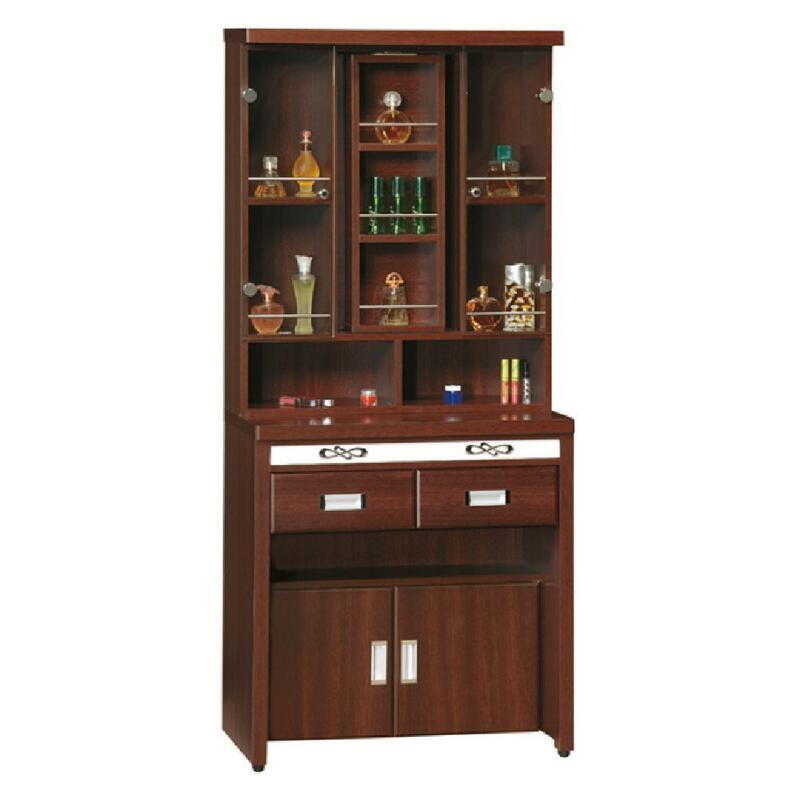 INPHIC-Prince 泰子時尚2.5尺淺胡桃鏡臺